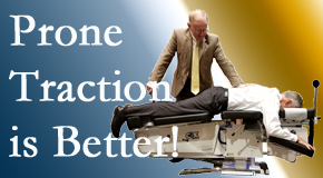 San Jose spinal traction applied lying face down – prone – is best according to the latest research. Visit Chiropractic Solutions.