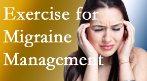 Chiropractic Solutions includes exercise into the chiropractic treatment plan for migraine relief.