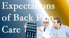 The pain relief expectations of San Jose back pain patients influence their satisfaction with chiropractic care. What’s realistic?