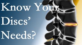 Your San Jose chiropractor thoroughly understands spinal discs and what they need nutritionally. Do you?