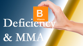 Chiropractic Solutions knows B vitamin deficiencies and MMA levels may affect the brain and nervous system functions. 