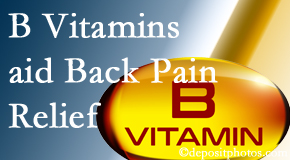 Chiropractic Solutions may include B vitamins in the San Jose chiropractic treatment plan of back pain sufferers. 