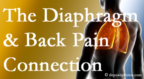 Chiropractic Solutions recognizes the relationship of the diaphragm to the body and spine and back pain. 