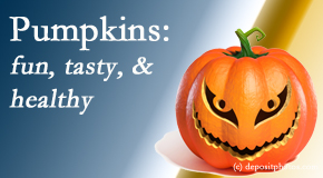Chiropractic Solutions respects the pumpkin for its decorative and nutritional benefits especially the anti-inflammatory and antioxidant!
