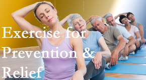 Chiropractic Solutions suggests exercise as a key part of the back pain and neck pain treatment plan for relief and prevention.
