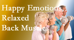 Chiropractic Solutions encourages a positive outlook and upright body position to enhance healing from back pain. 