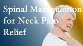 Chiropractic Solutions delivers chiropractic spinal manipulation to reduce neck pain. Such spinal manipulation decreases the risk of treatment escalation.
