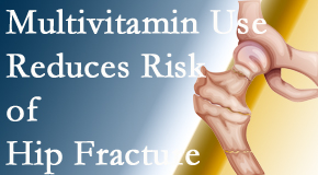 Chiropractic Solutions presents new research that shows a reduction in hip fracture by those taking multivitamins.