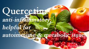 Chiropractic Solutions explains the benefits of quercetin for autoimmune, metabolic, and inflammatory diseases. 