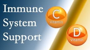 Chiropractic Solutions shares details about the benefits of vitamins C and D for the immune system to fight infection. 