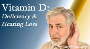 Chiropractic Solutions presents new research about low vitamin D levels and hearing loss. 