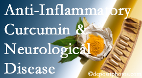 Chiropractic Solutions introduces recent findings on the benefit of curcumin on inflammation reduction and even neurological disease containment.
