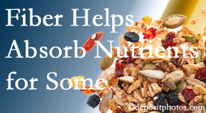 Chiropractic Solutions shares research about benefit of fiber for nutrient absorption and osteoporosis prevention/bone mineral density improvement.