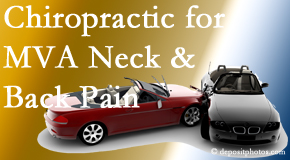 Chiropractic Solutions offers gentle relieving Cox Technic to help heal neck pain after an MVA car accident.