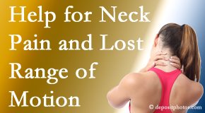 Chiropractic Solutions helps neck pain patients with limited spinal range of motion find relief of pain and restored motion.