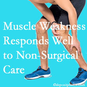 San Jose chiropractic non-surgical care often improves muscle weakness in back and leg pain patients.