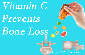  Chiropractic Solutions may recommend vitamin C to patients at risk of bone loss as it helps prevent bone loss.