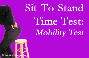San Jose chiropractic patients are encouraged to check their mobility via the sit-to-stand test…and improve mobility by doing it!