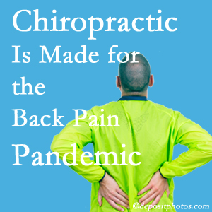 San Jose chiropractic care at Chiropractic Solutions is prepared for the pandemic of low back pain. 