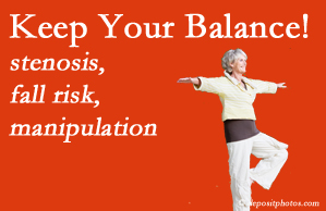 Chiropractic Solutions uses spinal manipulation among other services to improve balance in older patients at risk of falling and those with spinal stenosis.