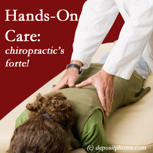 picture of San Jose chiropractic hands-on treatment