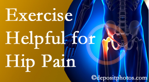 Chiropractic Solutions may recommend exercise for hip pain relief along with other chiropractic care options.