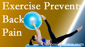 Chiropractic Solutions encourages San Jose back pain prevention with exercise.