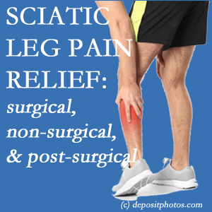 The San Jose chiropractic relieving treatment for sciatic leg pain works non-surgically and post-surgically for many sufferers.