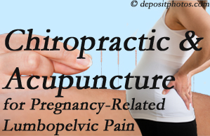 San Jose chiropractic and acupuncture may help pregnancy-related back pain and lumbopelvic pain.