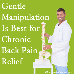 Gentle San Jose chiropractic treatment of chronic low back pain is superior. 