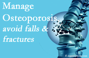 Chiropractic Solutions shares information on the benefit of managing osteoporosis to avoid falls and fractures as well tips on how to do that.