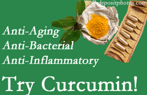 Pain-relieving curcumin may be a good addition to the San Jose chiropractic treatment plan. 