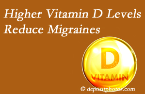 Chiropractic Solutions shares a new study that higher Vitamin D levels may reduce migraine headache incidence.