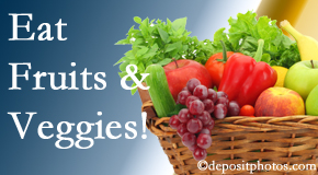 Chiropractic Solutions urges San Jose chiropractic patients to eat fruits and vegetables to decrease inflammation and potentially live longer.