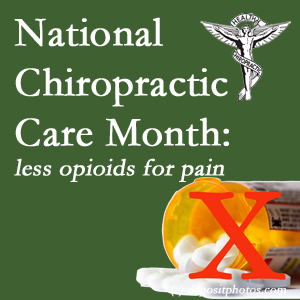 San Jose chiropractic care is being celebrated in this National Chiropractic Health Month. Chiropractic Solutions shares how its non-drug approach benefits spine pain, back pain, neck pain, and related pain management and even reduces use/need for opioids. 
