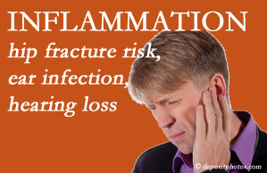 Chiropractic Solutions recognizes inflammation’s role in pain and shares how it may be a link between otitis media ear infection and increased hip fracture risk. Interesting research!